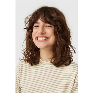 Wood Wood L Beige White Pink Crew Organic Athleisure Versatile Sporty Relaxed